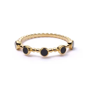 Black Onyx Bobble Ring